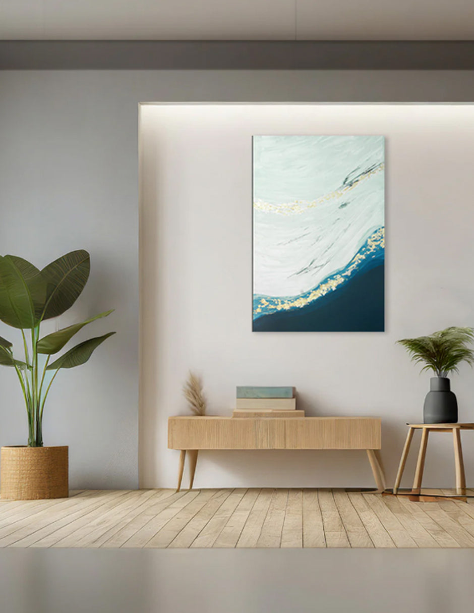 Cuadro Decorativo Azul Hielo