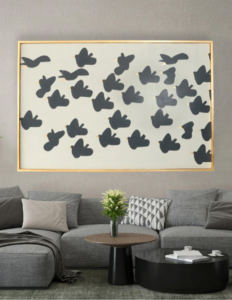 Cuadro Decorativo Black Birds