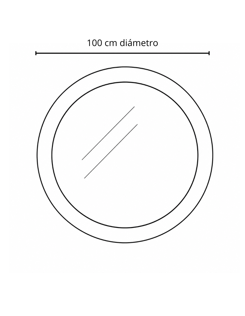 Espejo Halo Dorado