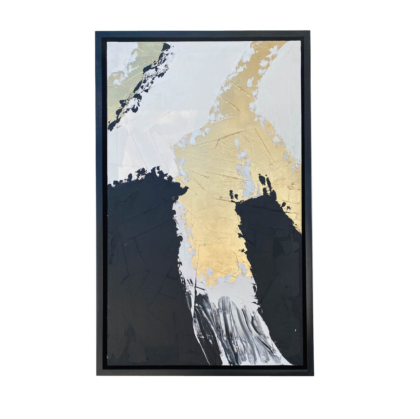 Cuadro decorativo Abstract Golden & Black