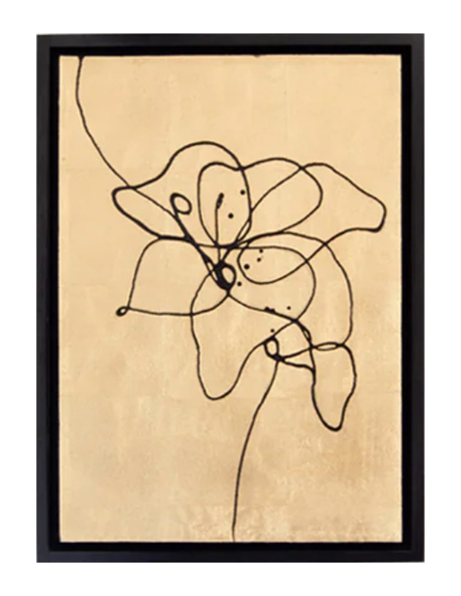 Cuadro decorativo Golden Flower
