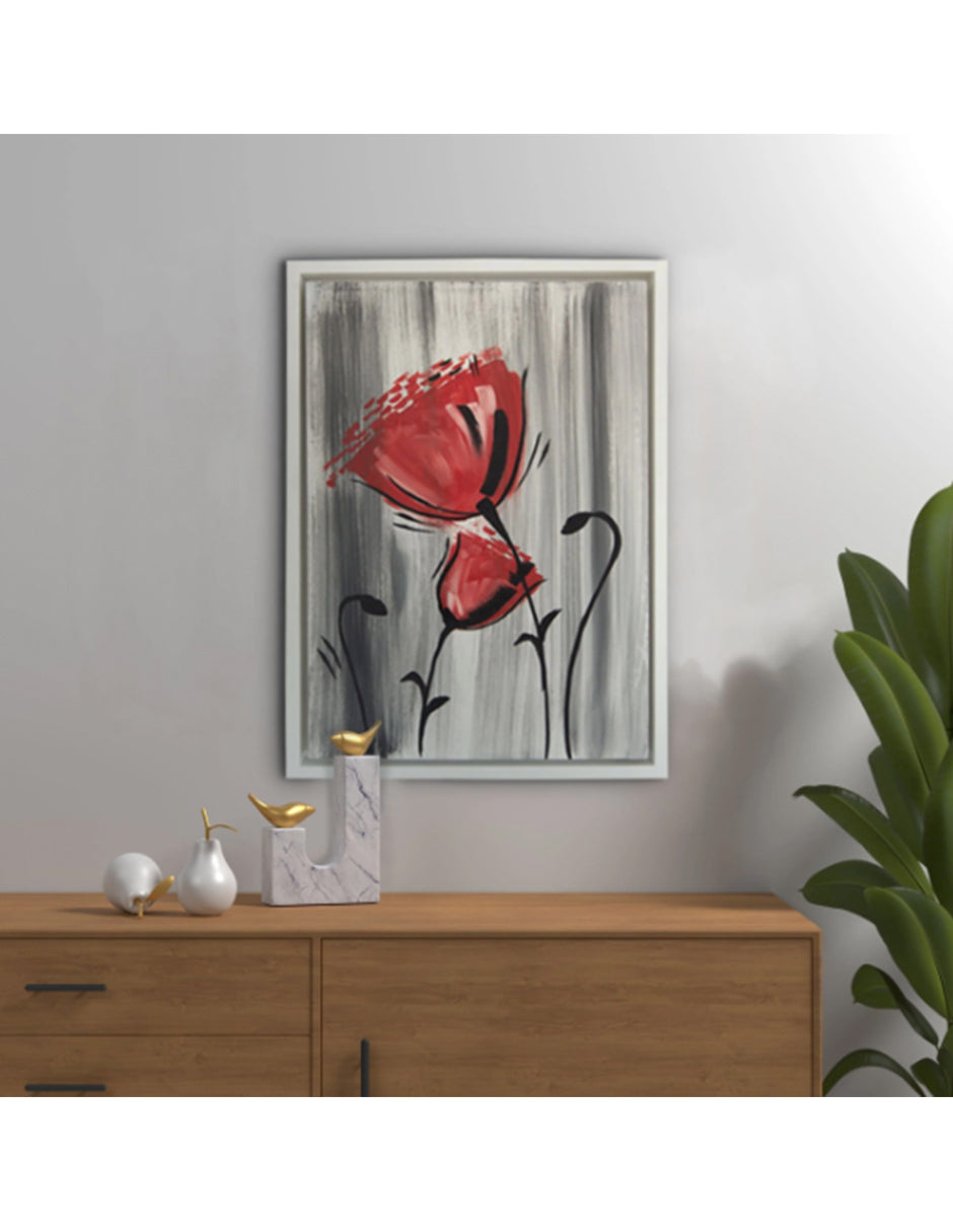 Cuadro Decorativo Red Flower