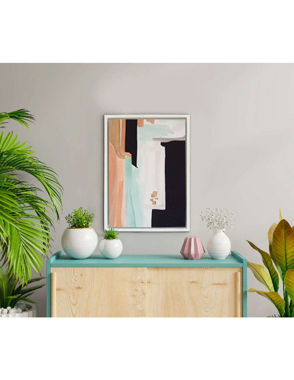 Cuadro decorativo Sea Abstract Blanco