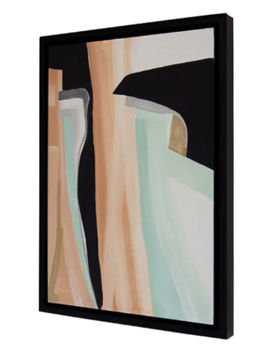 Cuadro decorativo Sea Abstract Negro