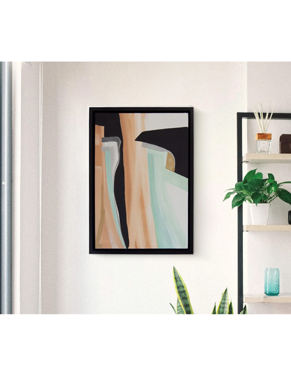 Cuadro decorativo Sea Abstract Negro