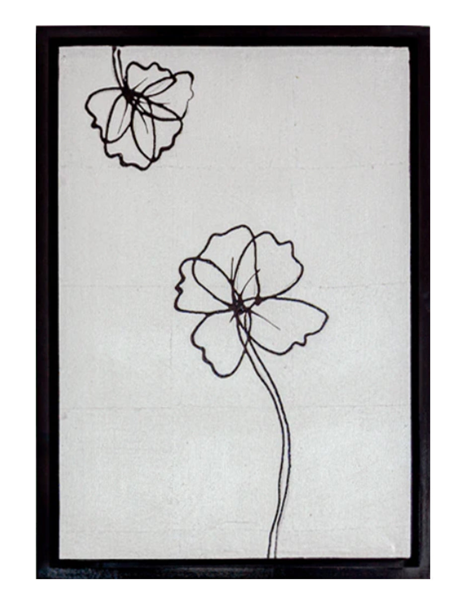Cuadro Decorativo Silver Flower