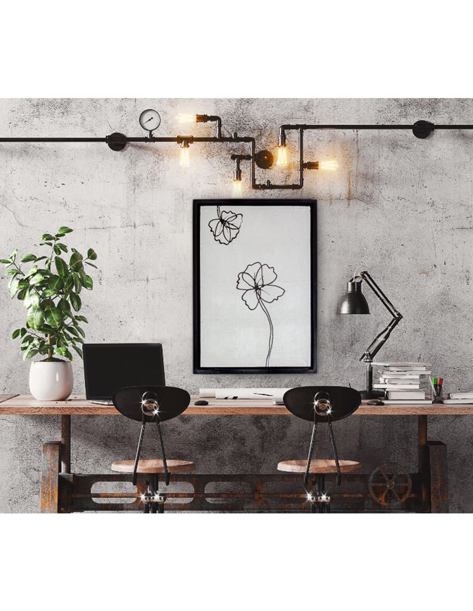 Cuadro Decorativo Silver Flower