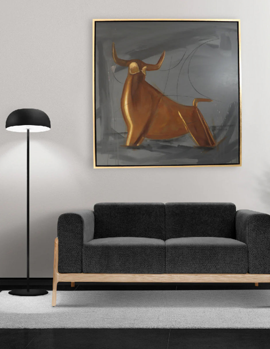 Cuadro Decorativo Golden Bull