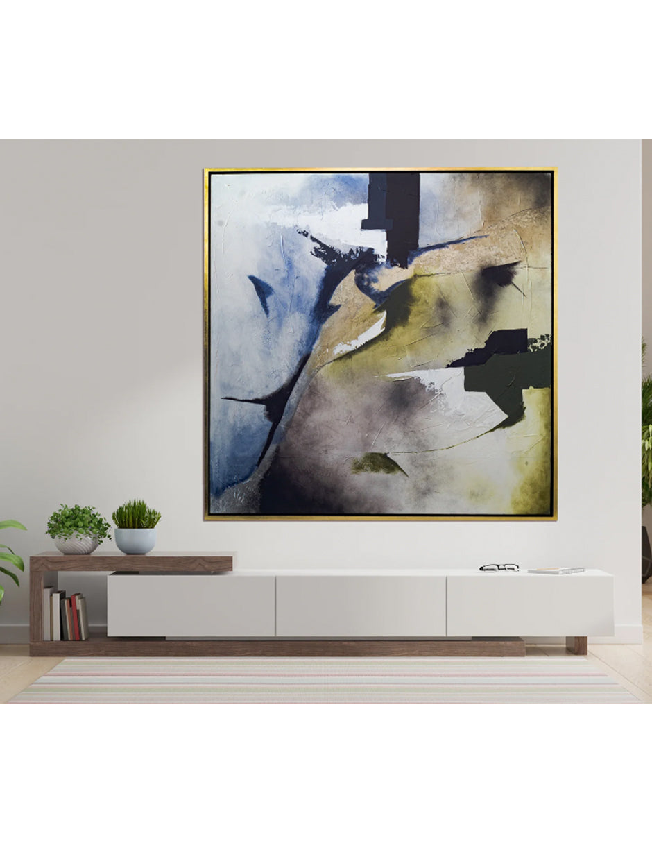 Cuadro Decorativo Olive Abstract