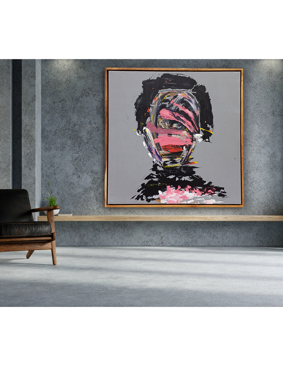 Cuadro Decorativo Rostro Dama Abstracto