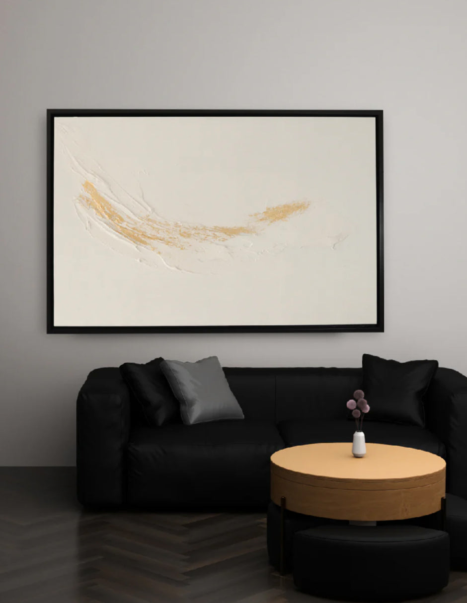 Cuadro Decorativo White & Gold