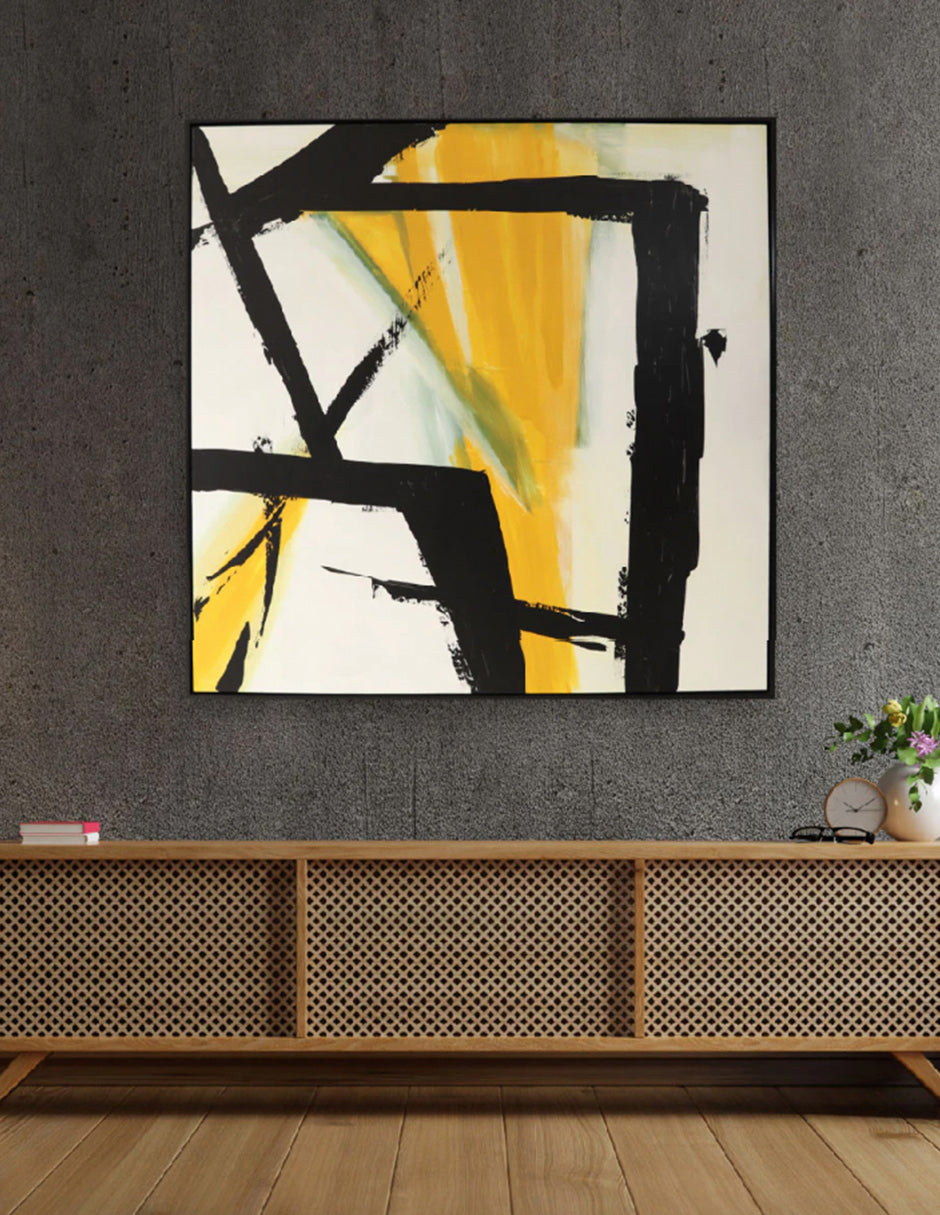 Cuadro Decorativo Yellow Aesthetic