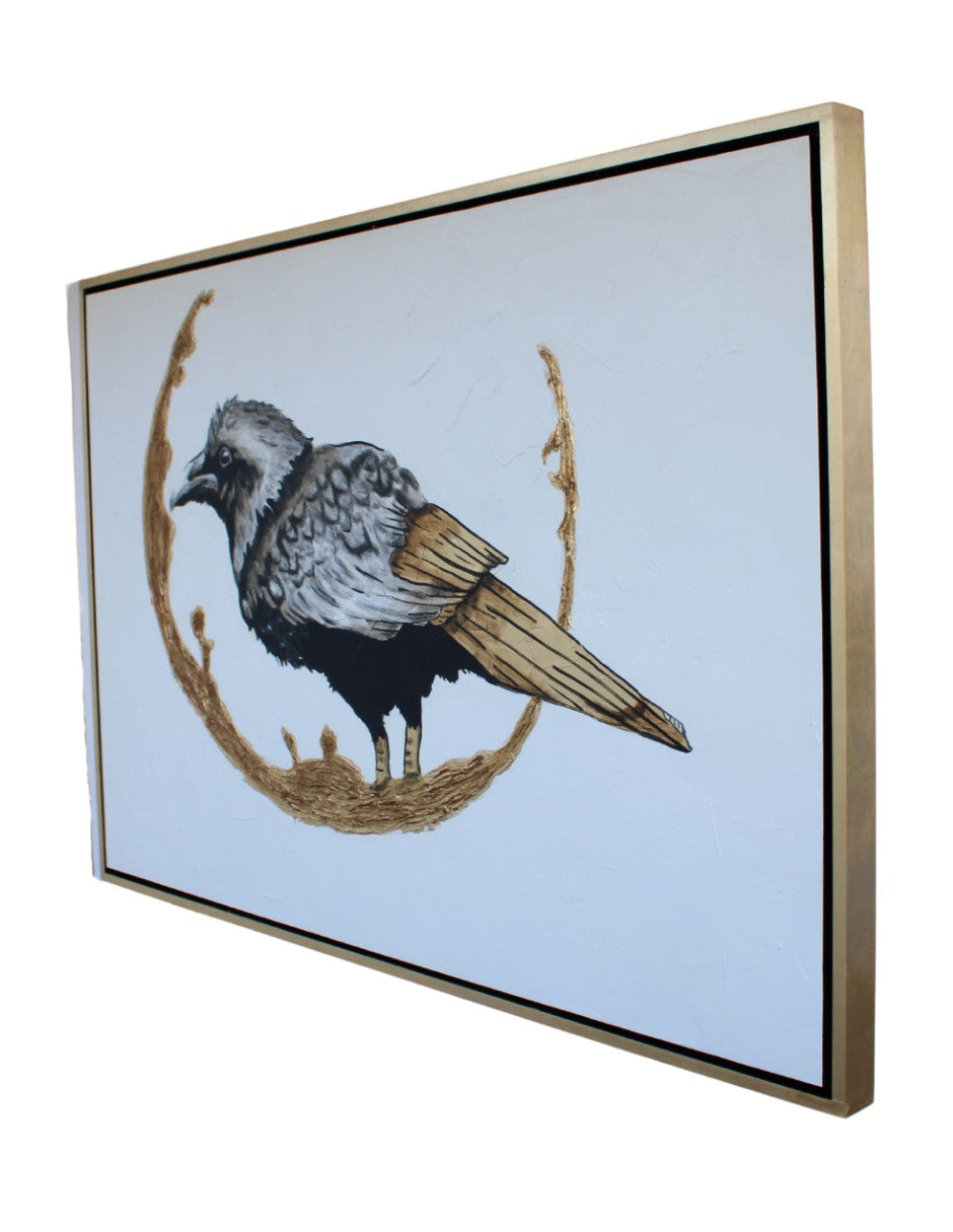 Cuadro Decorativo Gold Bird
