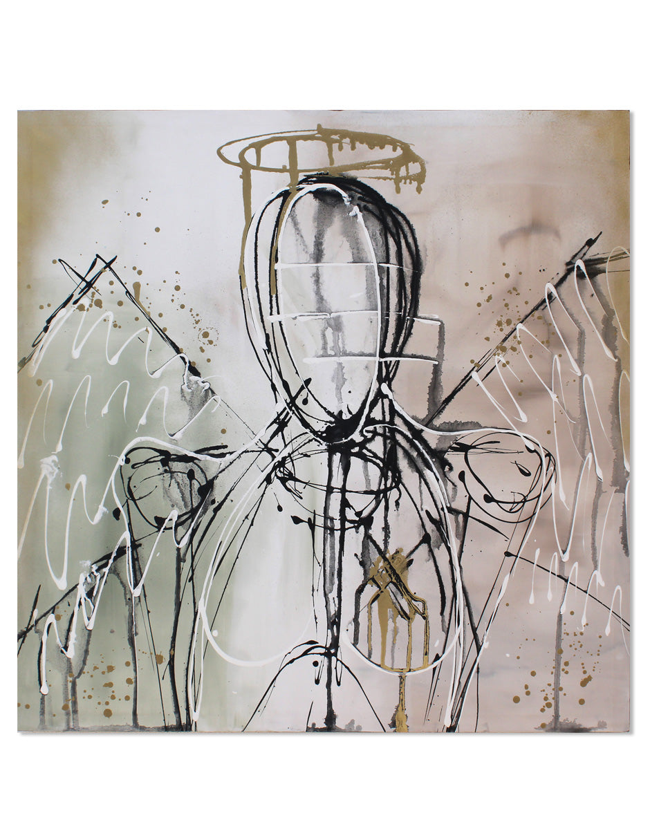 Cuadro Decorativo Angel abstract