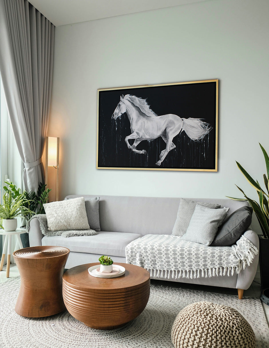 Cuadro Decorativo White Horse