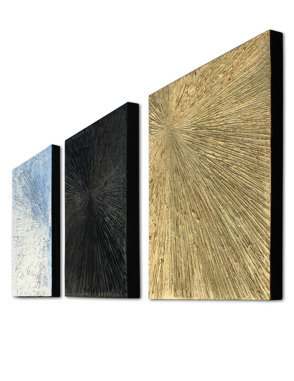 Set De 3 Cuadros Decorativos Materia Fugaz