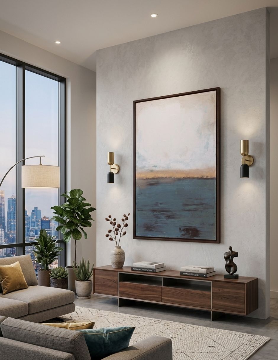 Cuadro decorativo Horizonte Azul