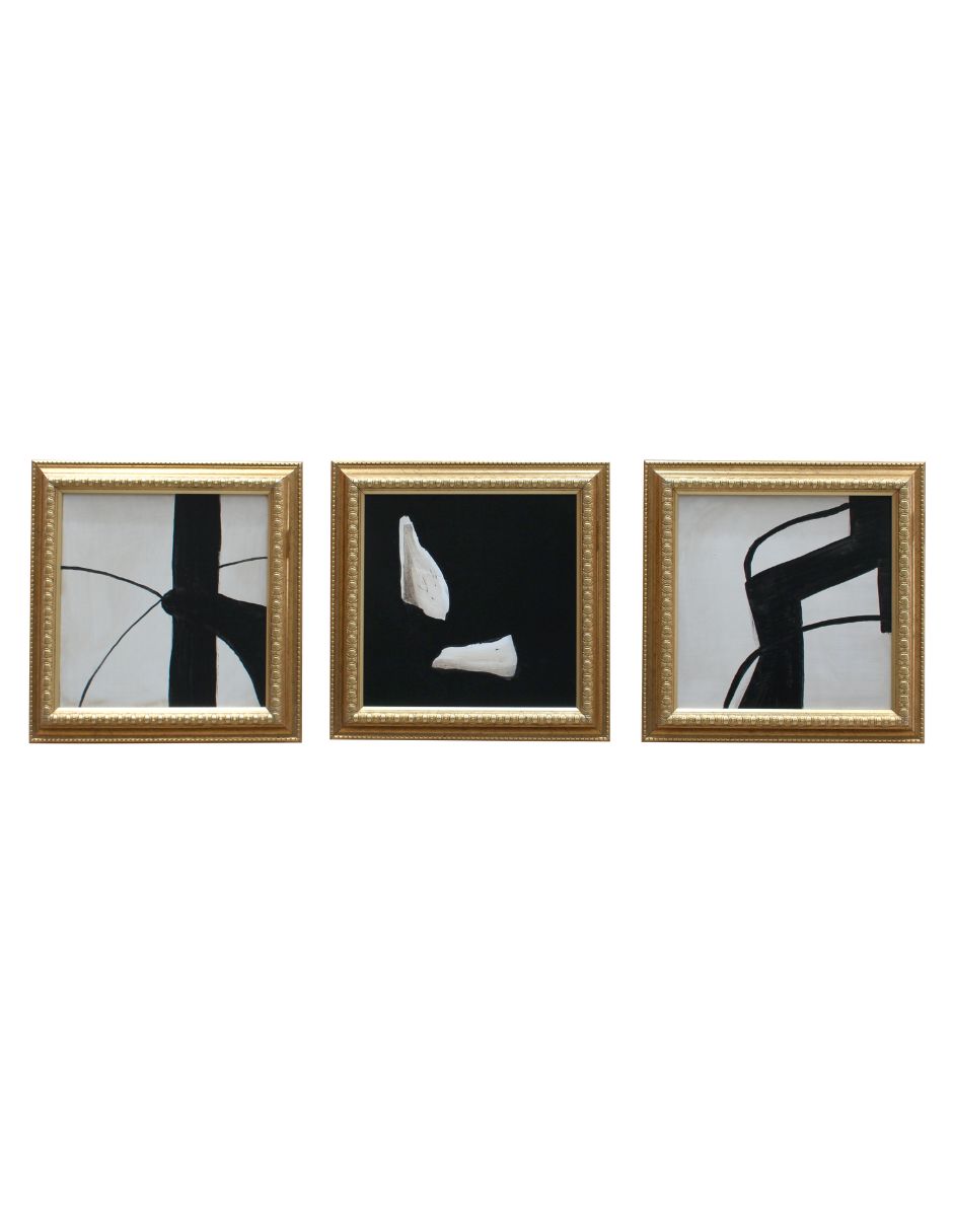Cuadro decorativo Set de 3 Punto de quiebre