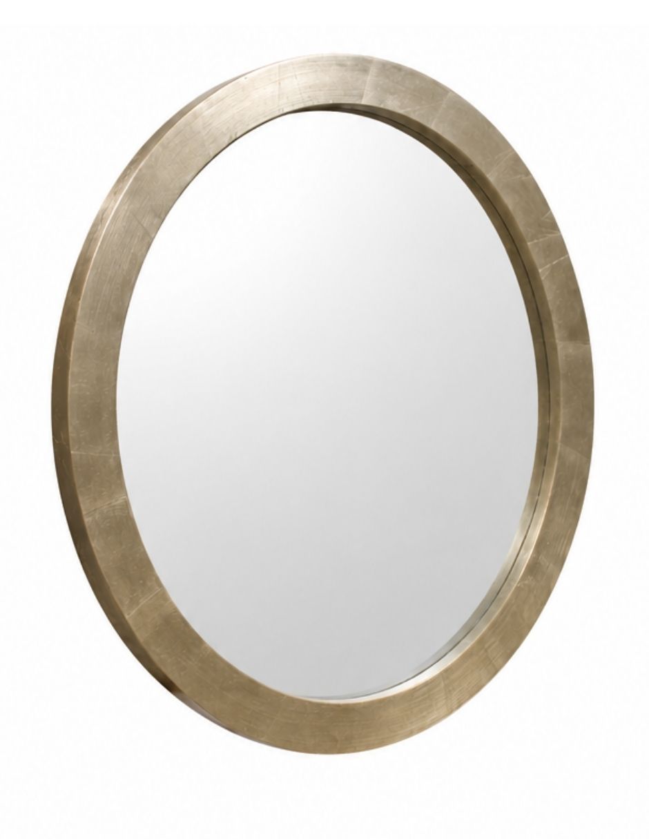 Espejo Halo Dorado
