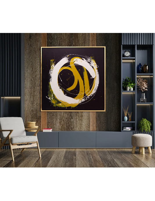 Cuadro decorativo Abstrac Disk 2
