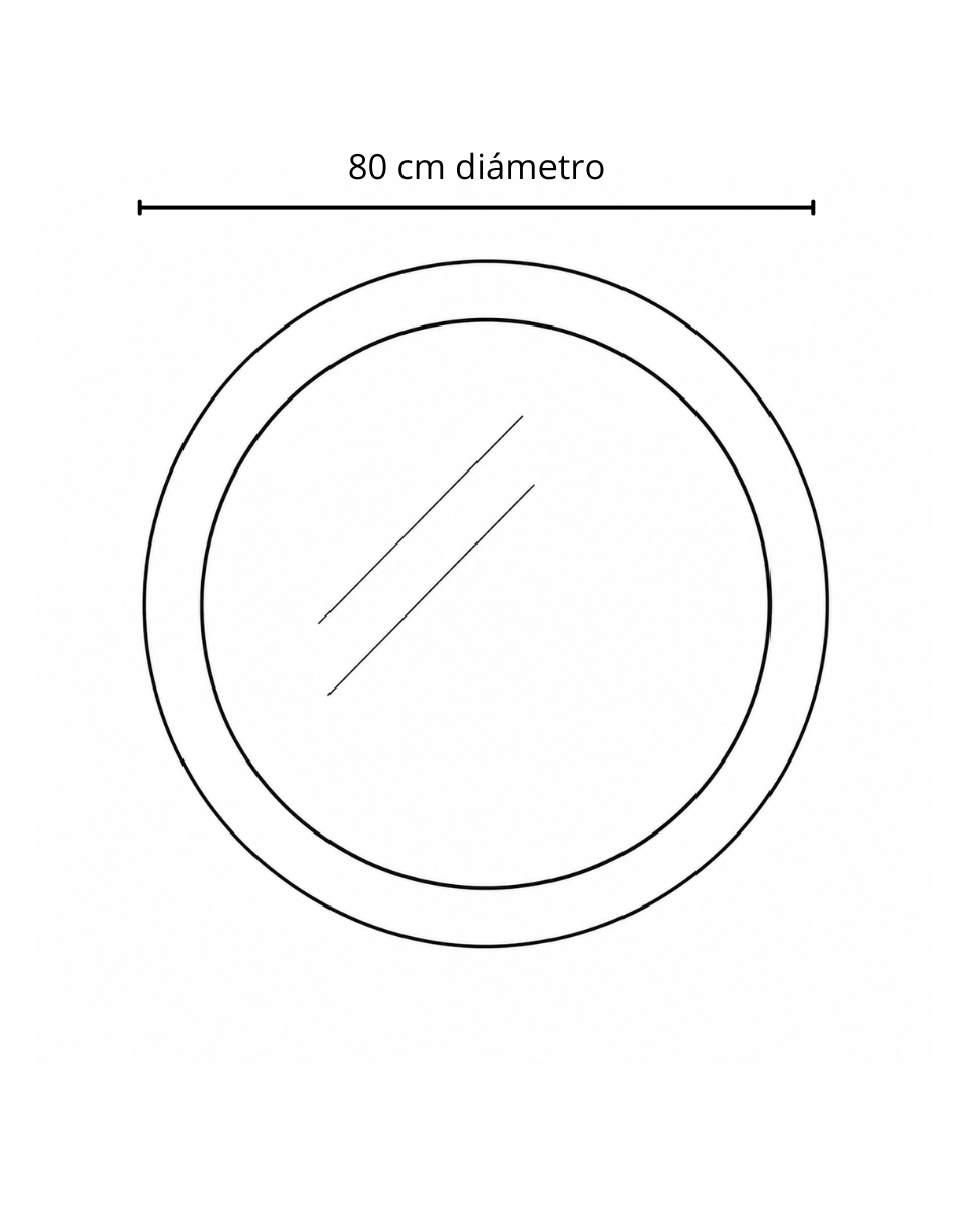 Espejo Halo Dorado