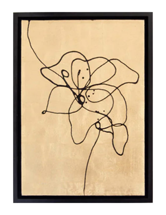 Cuadro decorativo Golden Flower