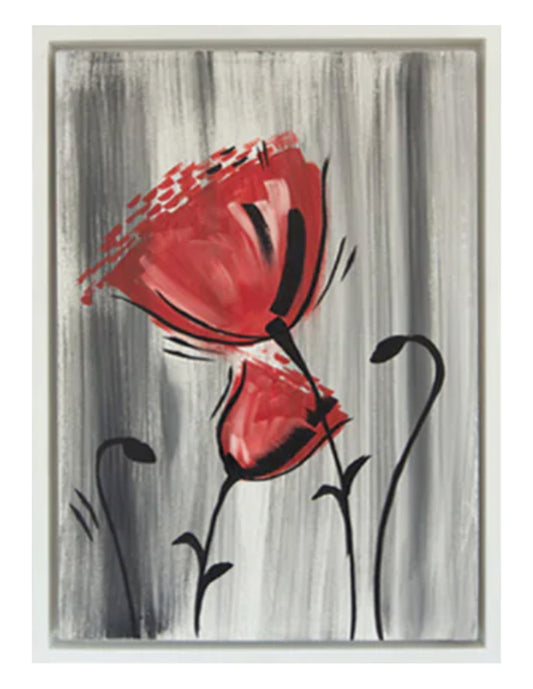 Cuadro Decorativo Red Flower