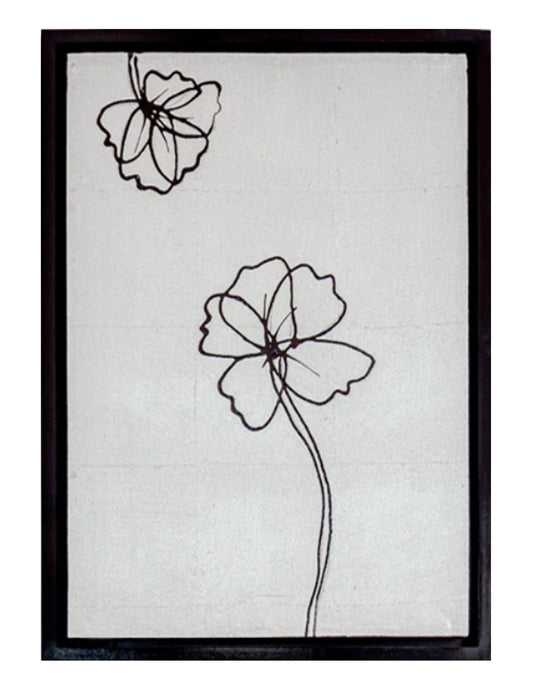 Cuadro Decorativo Silver Flower