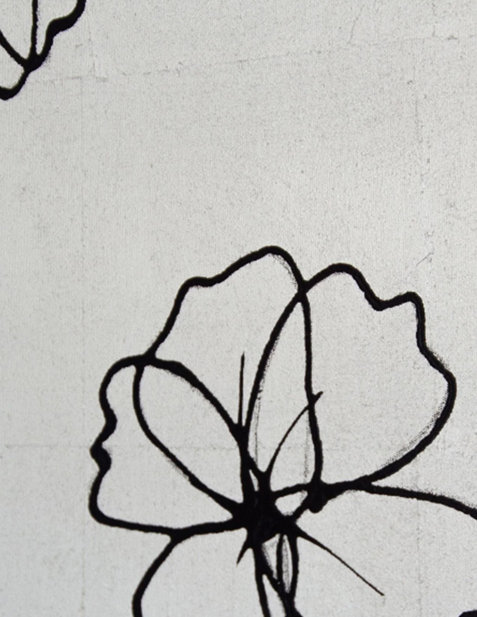 Cuadro Decorativo Silver Flower