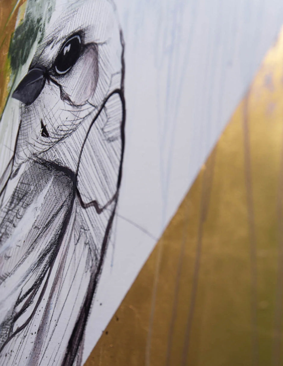 Cuadro Decorativo Gold Bird