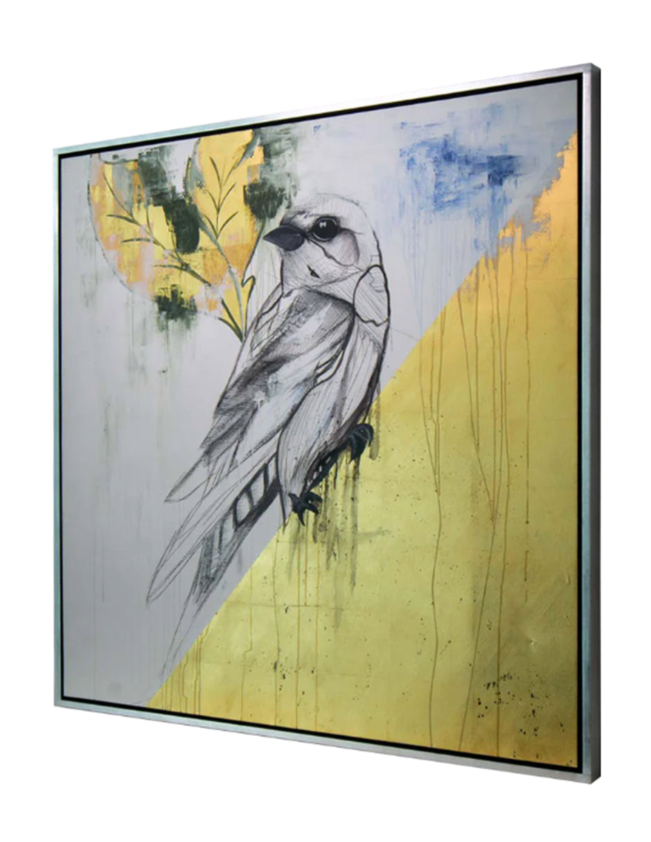 Cuadro Decorativo Gold Bird
