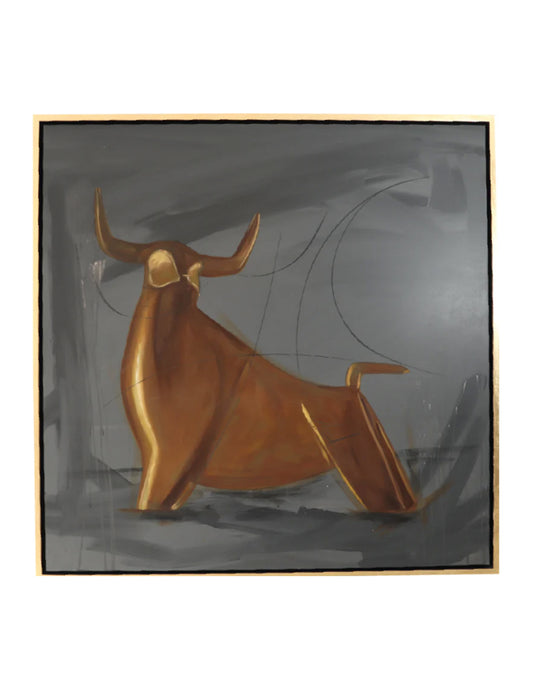 Cuadro Decorativo Golden Bull
