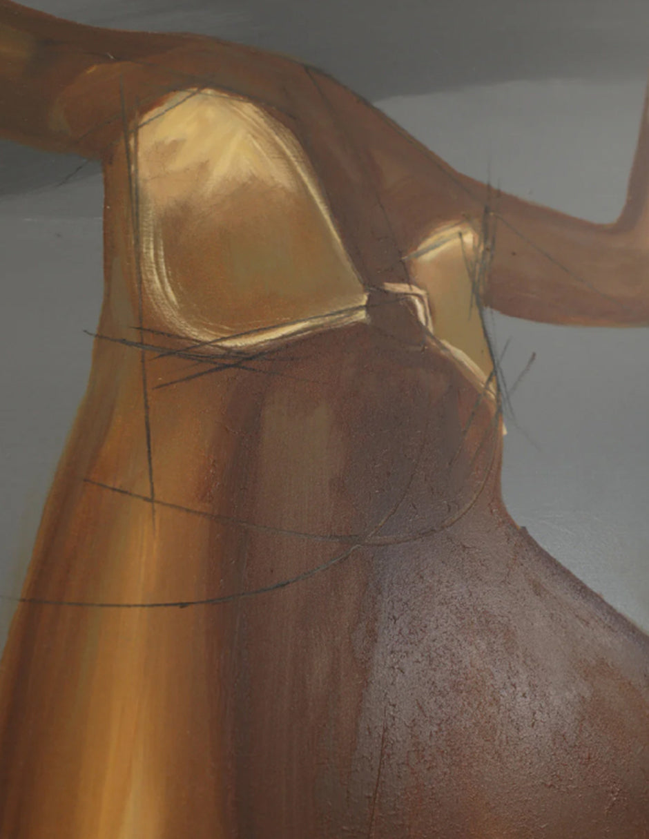 Cuadro Decorativo Golden Bull