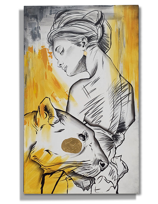 Cuadro Decorativo Leona