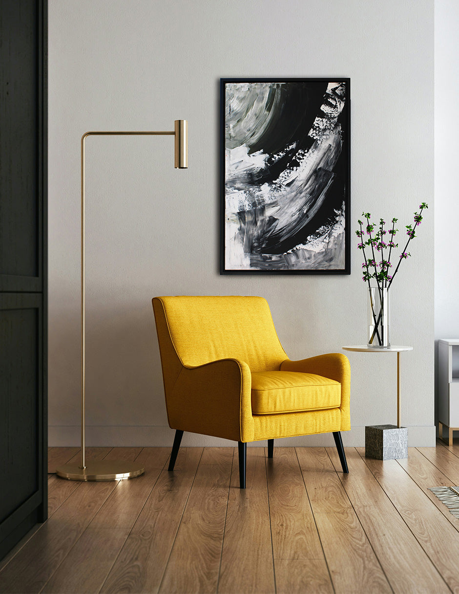 Cuadro Decorativo Black & White Abstract