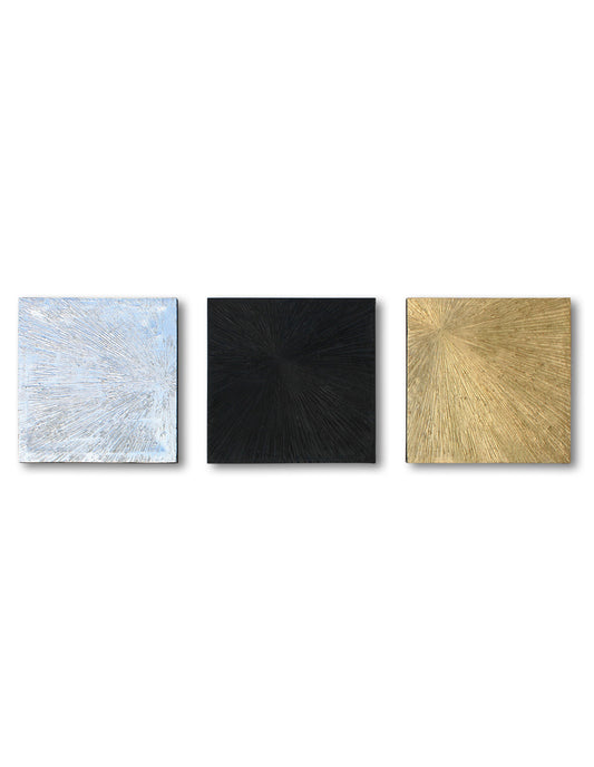 Set De 3 Cuadros Decorativos Materia Fugaz