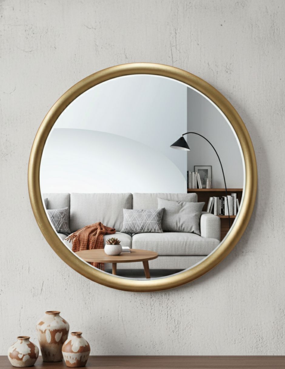 Espejo Decorativo Aura Dorada