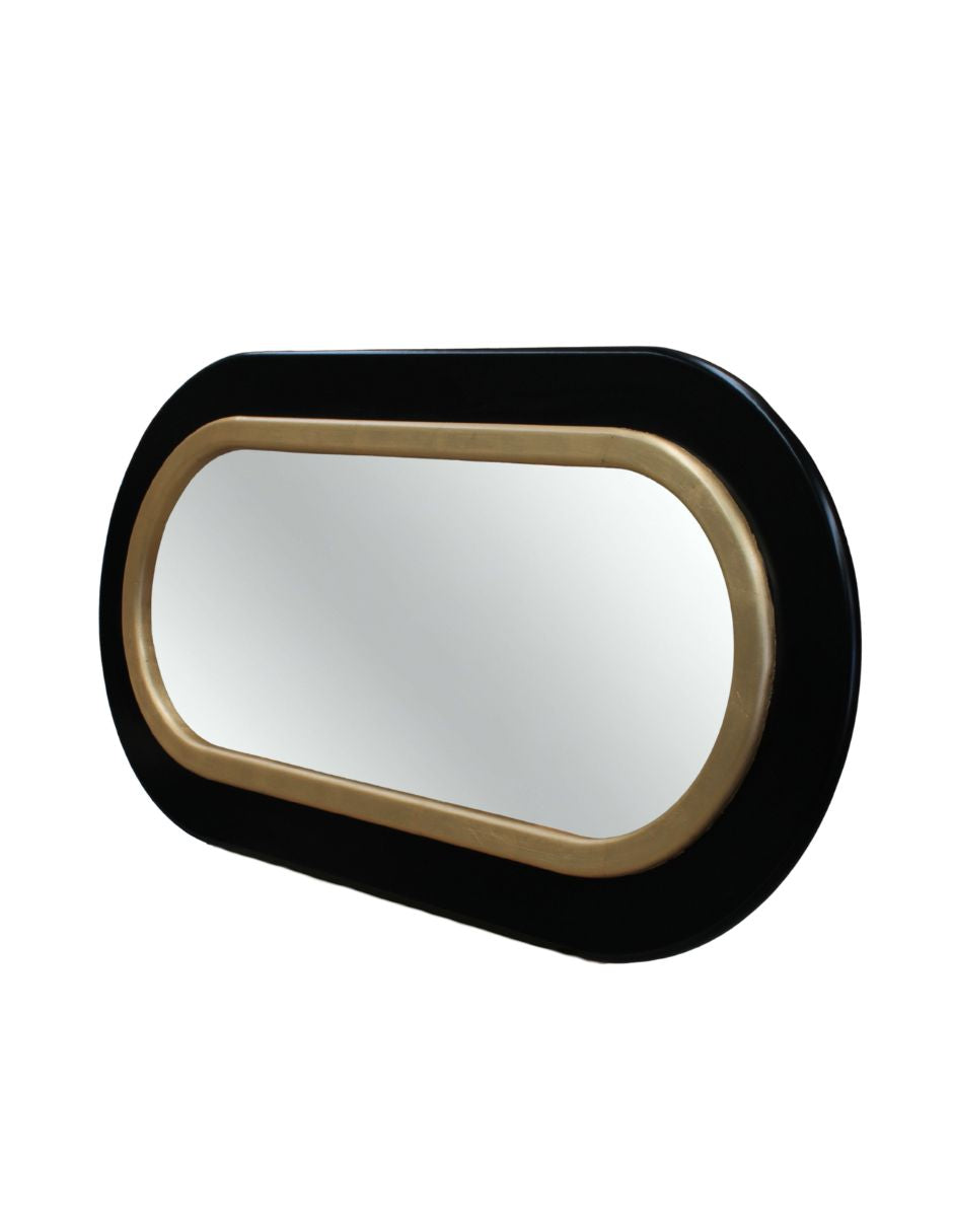 Espejo decorativo Dual Negro & Oro