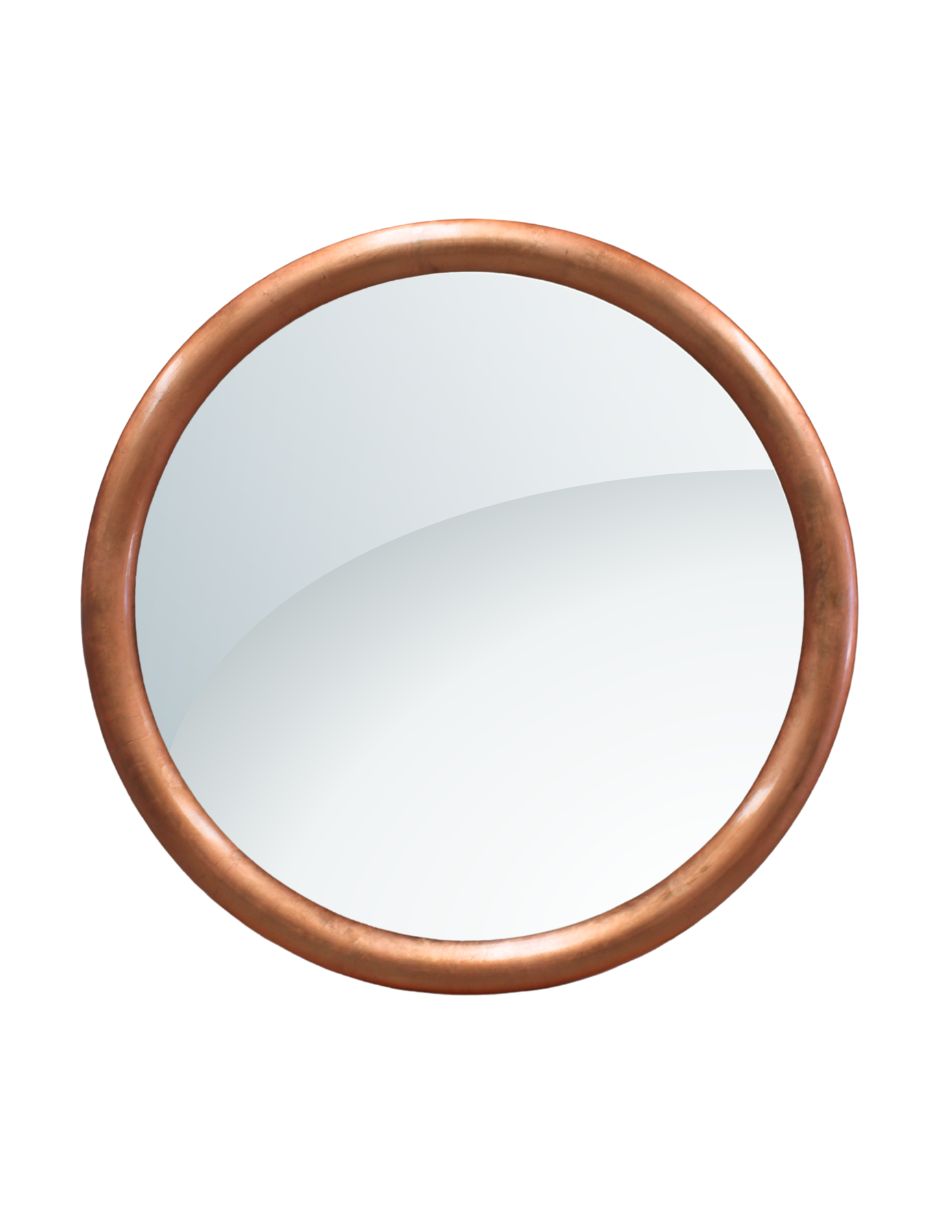Espejo decorativo Aura Cobre