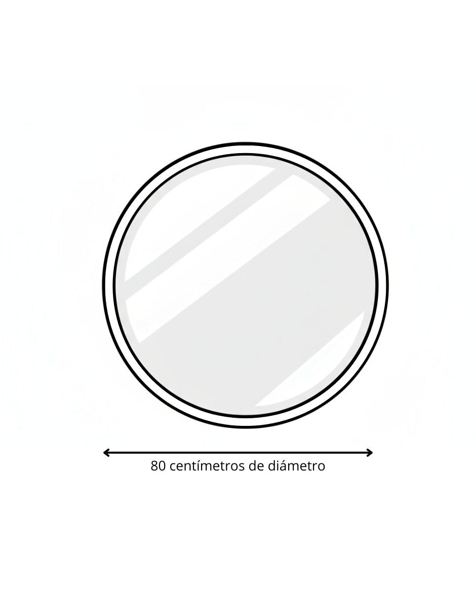 Espejo Decorativo Aura Blanca